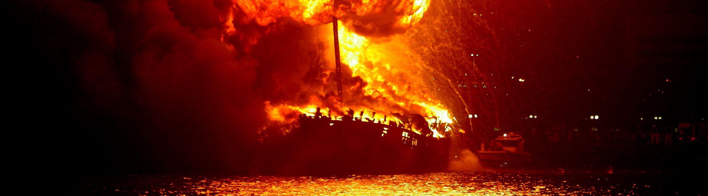 boat-fire - Photo compliments of http://viiphoto.ning.com/profile/KiranPrasad , the website disappeared after August 2016, when I wanted to ask permnission, so I want to give credit for photo.